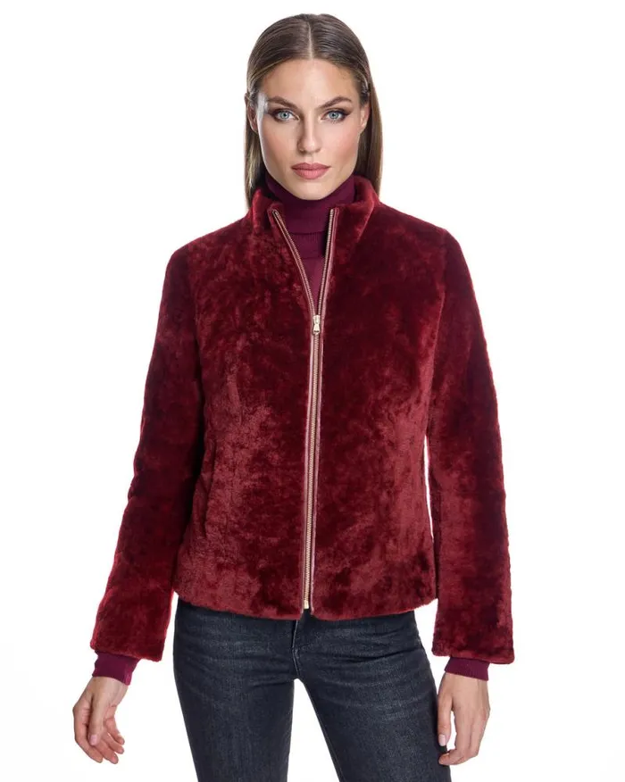 Jackets Women039s Maximilian Fitted Shearling Jacket