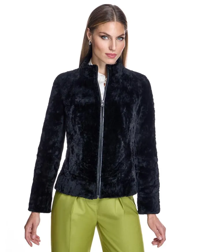 Jackets Women039s Maximilian Fitted Shearling Jacket