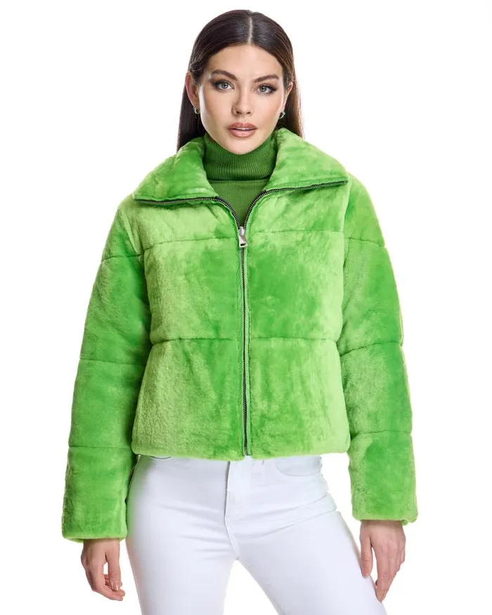 Jackets Women039s Maximilian Julia and Stella Shearling Jacket Reversible To Nylon