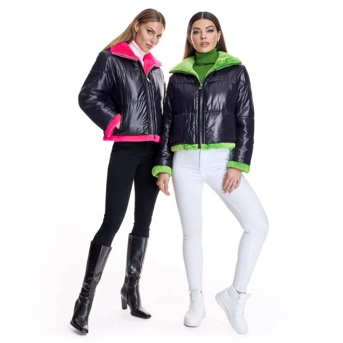 Jackets Women039s Maximilian Julia and Stella Shearling Jacket Reversible To Nylon
