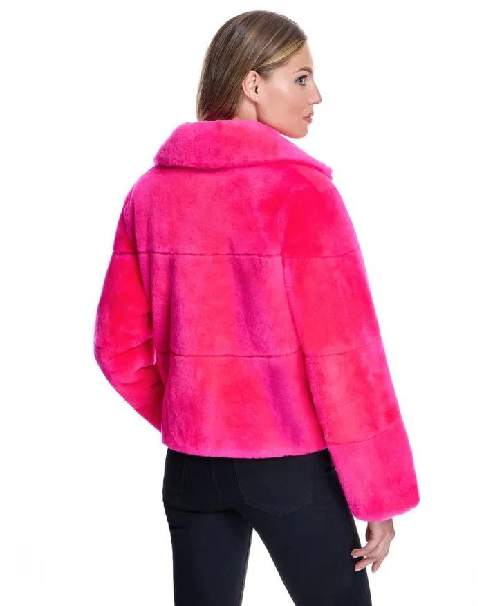 Jackets Women039s Maximilian Julia and Stella Shearling Jacket Reversible To Nylon
