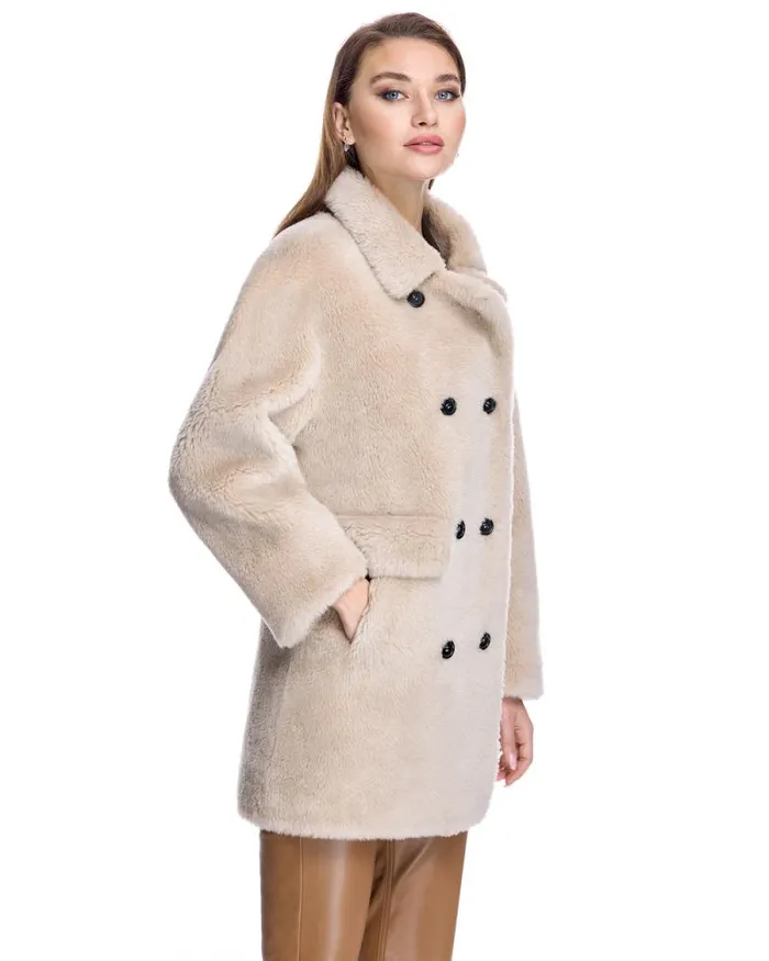 Jackets Women039s Maximilian Lamb039s Wool Pea Coat