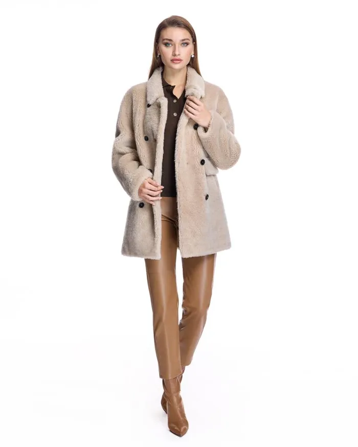 Jackets Women039s Maximilian Lamb039s Wool Pea Coat