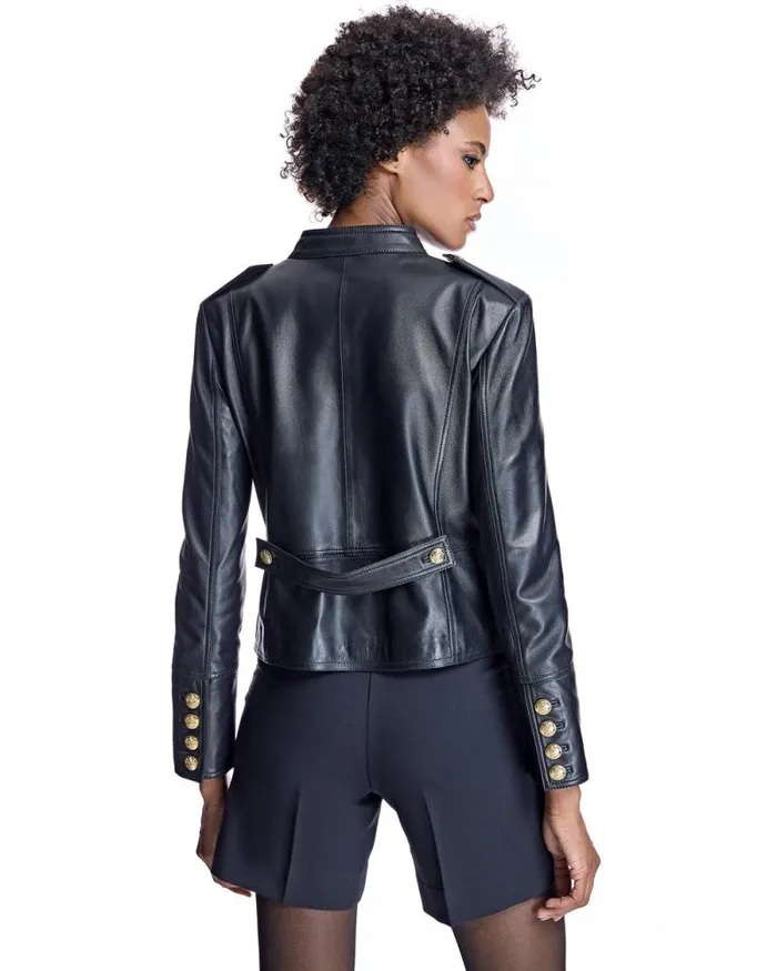Jackets Women039s Maximilian Leather Military Jacket