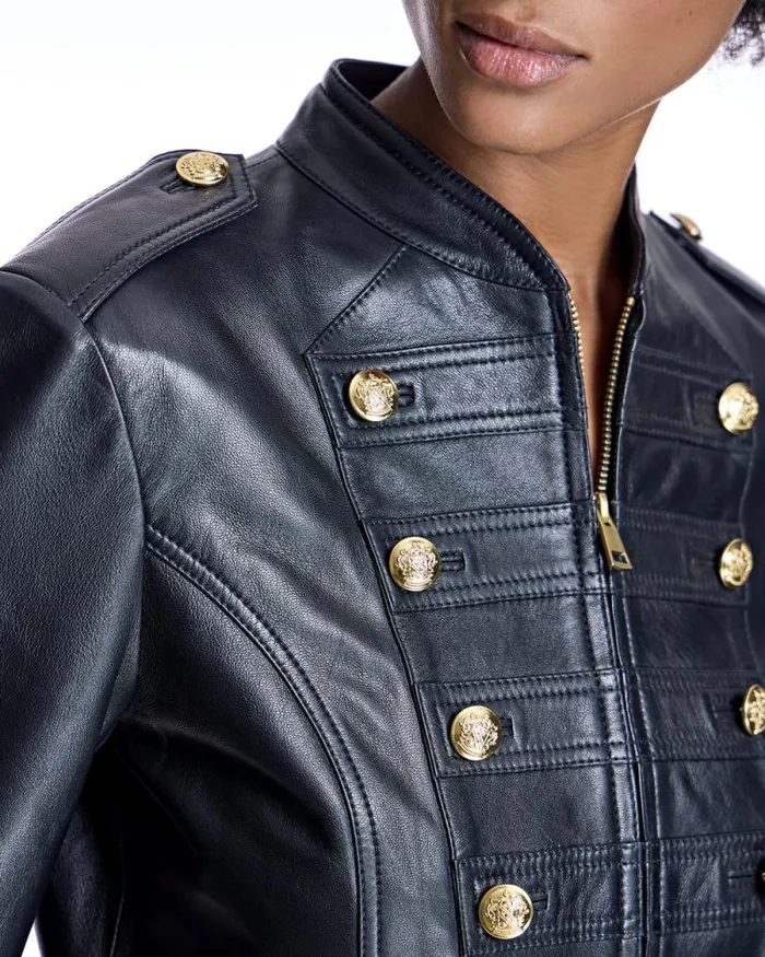 Jackets Women039s Maximilian Leather Military Jacket