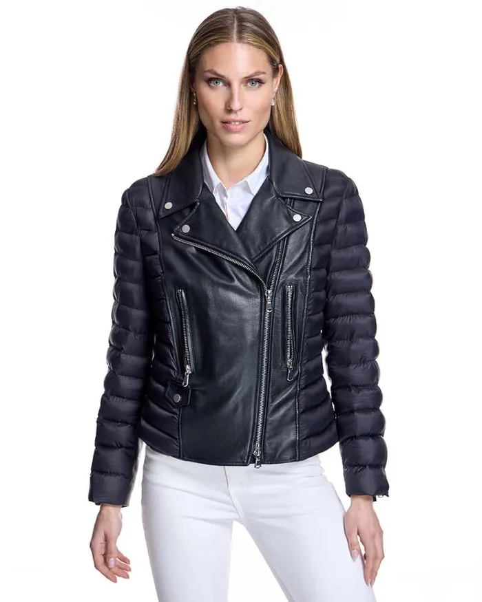 Jackets Women039s Maximilian Leather Puffer Jacket