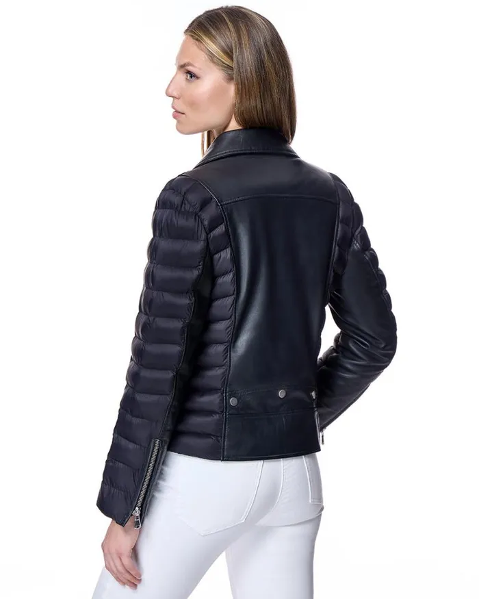 Jackets Women039s Maximilian Leather Puffer Jacket