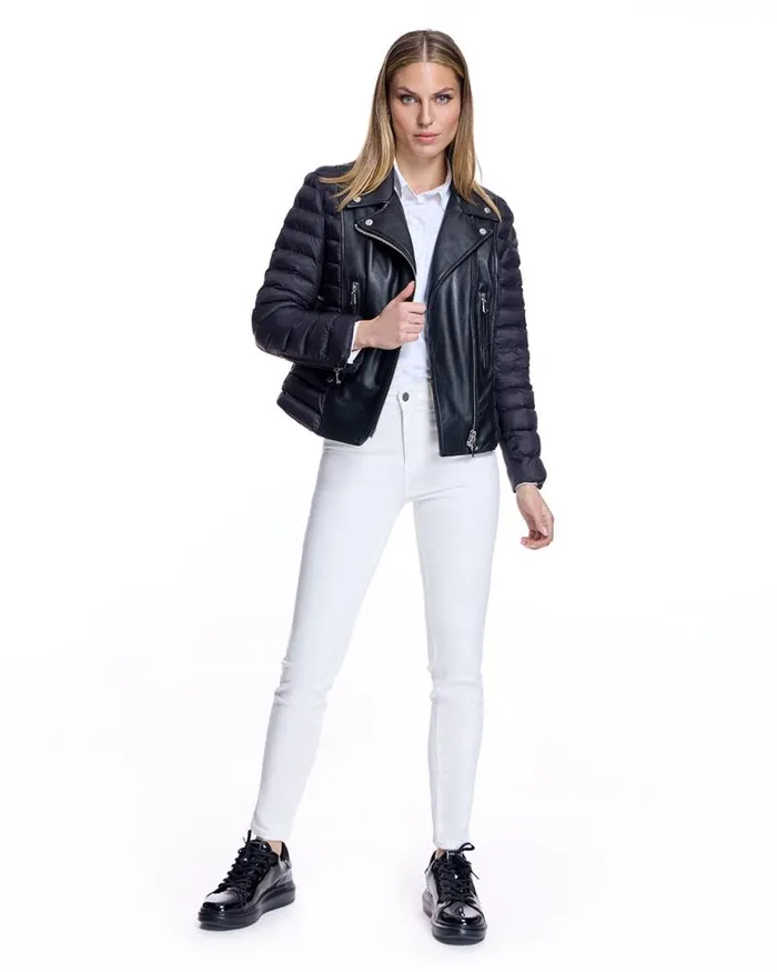 Jackets Women039s Maximilian Leather Puffer Jacket