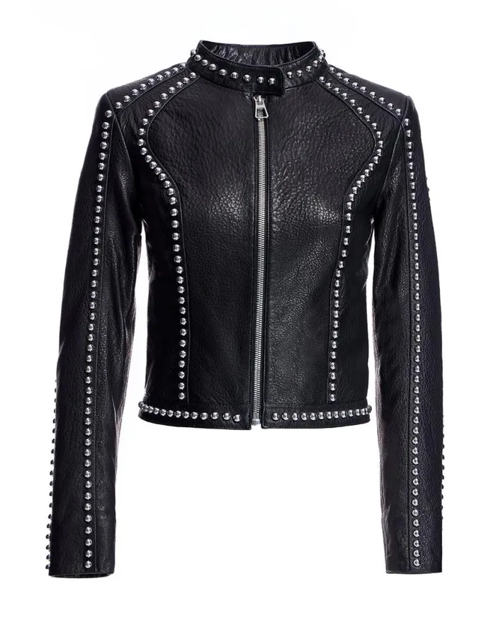 Jackets Women039s Maximilian Leather Studded Jacket