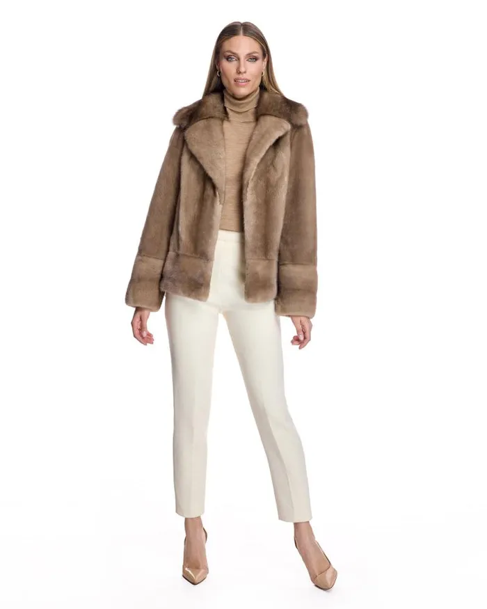 Jackets Women039s Maximilian Mink Jacket With Sable Collar