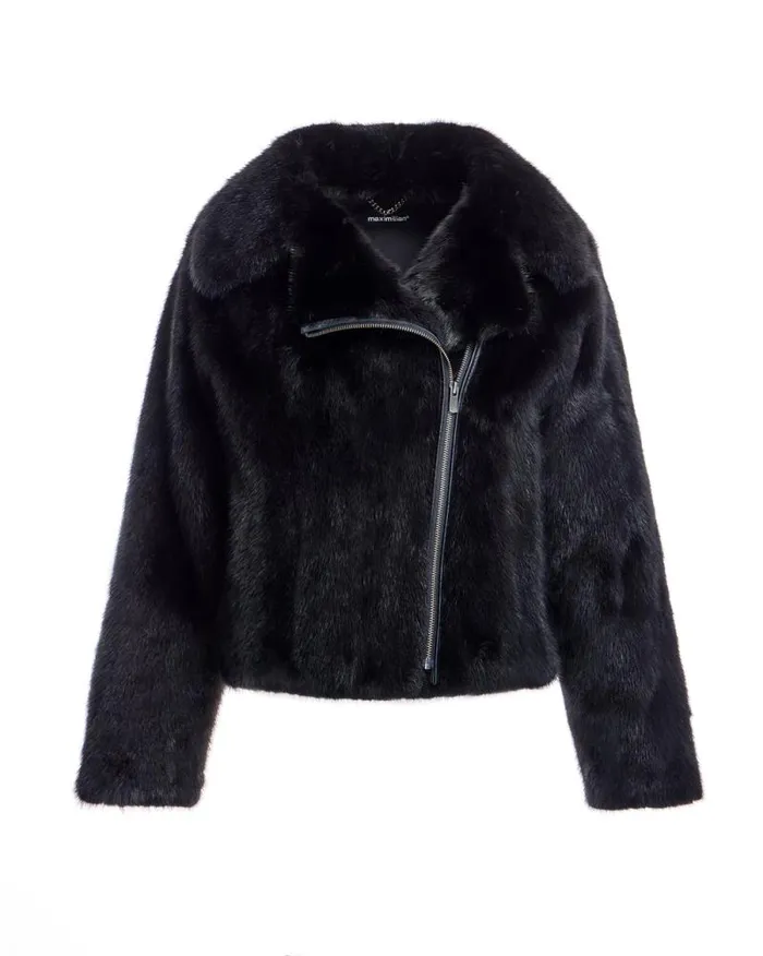 Jackets Women039s Maximilian Mink Moto Jacket