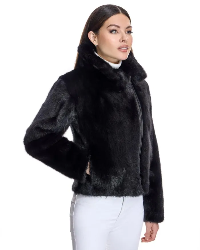 Jackets Women039s Maximilian Mink Moto Jacket