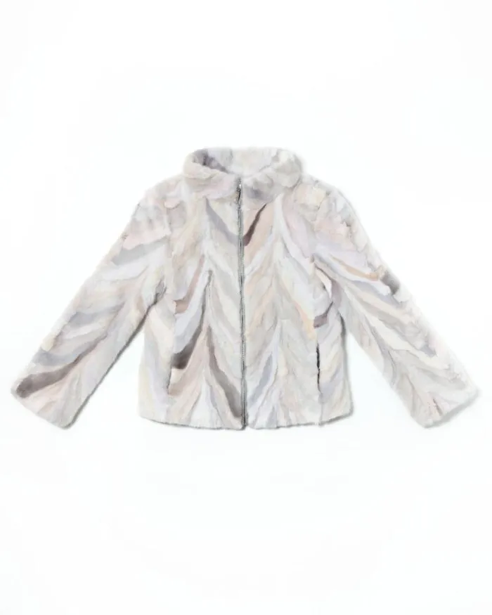 Jackets Women039s Maximilian Mink Sections Jacket