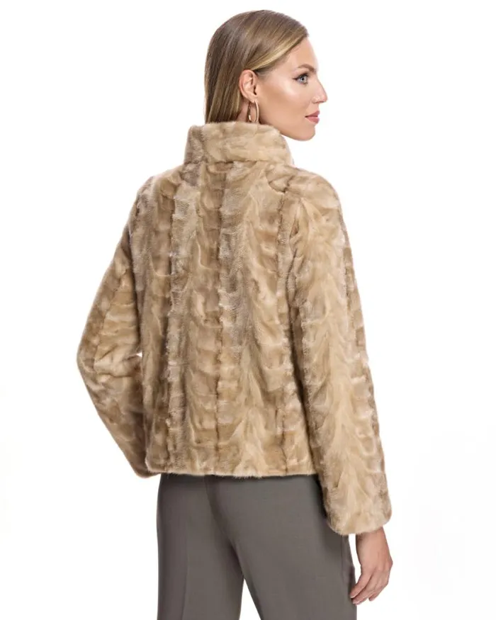 Jackets Women039s Maximilian Mink Sections Jacket