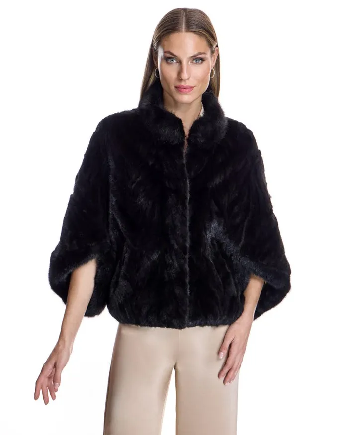 Jackets Women039s Maximilian Mink Sections Tunic