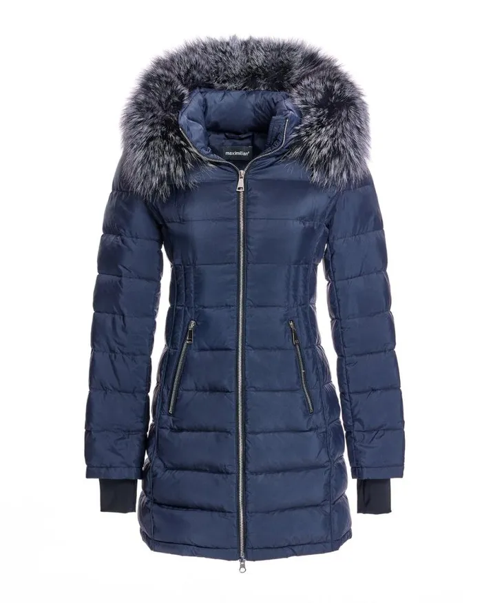 Jackets Women039s Maximilian Poly Blend Jacket With Detachable Fox Trimmed Hood Jackets Women039s Maximilian Poly Blend Jacket With Detachable Fox Trimmed Hood