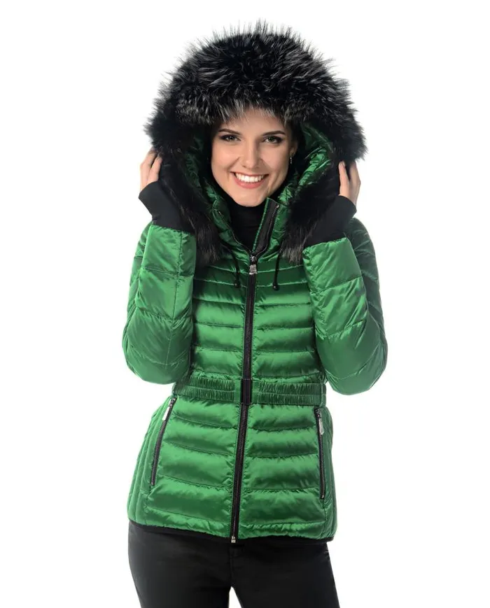 Jackets Women039s Maximilian Polyester Jacket With Detachable Fox Trimmed Hood Jackets Women039s Maximilian Polyester Jacket With Detachable Fox Trimmed Hood