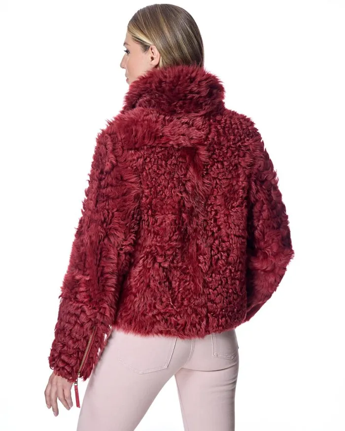 Jackets Women039s Maximilian Reversible Curly Lamb Jacket
