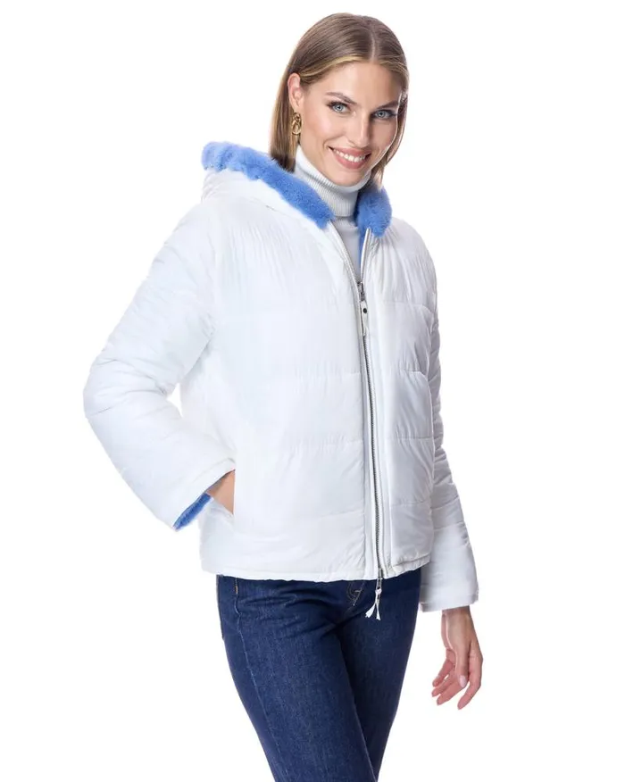 Jackets Women039s Maximilian Reversible Mink Jacket With Hood