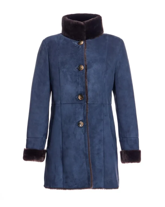Jackets Women039s Maximilian Shearling Jacket With Stand Collar