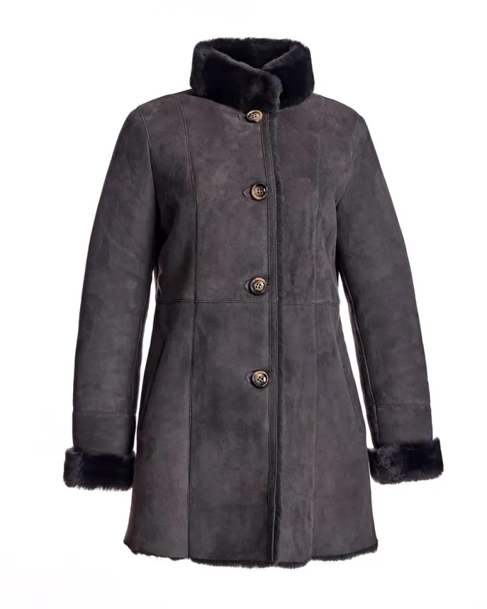 Jackets Women039s Maximilian Shearling Jacket With Stand Collar