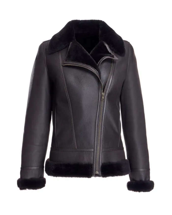 Jackets Women039s Maximilian Shearling Lamb Moto Jacket