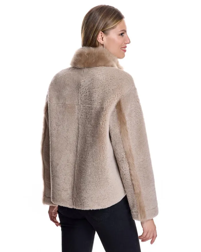 Jackets Women039s Maximilian Shearling Zipper Jacket