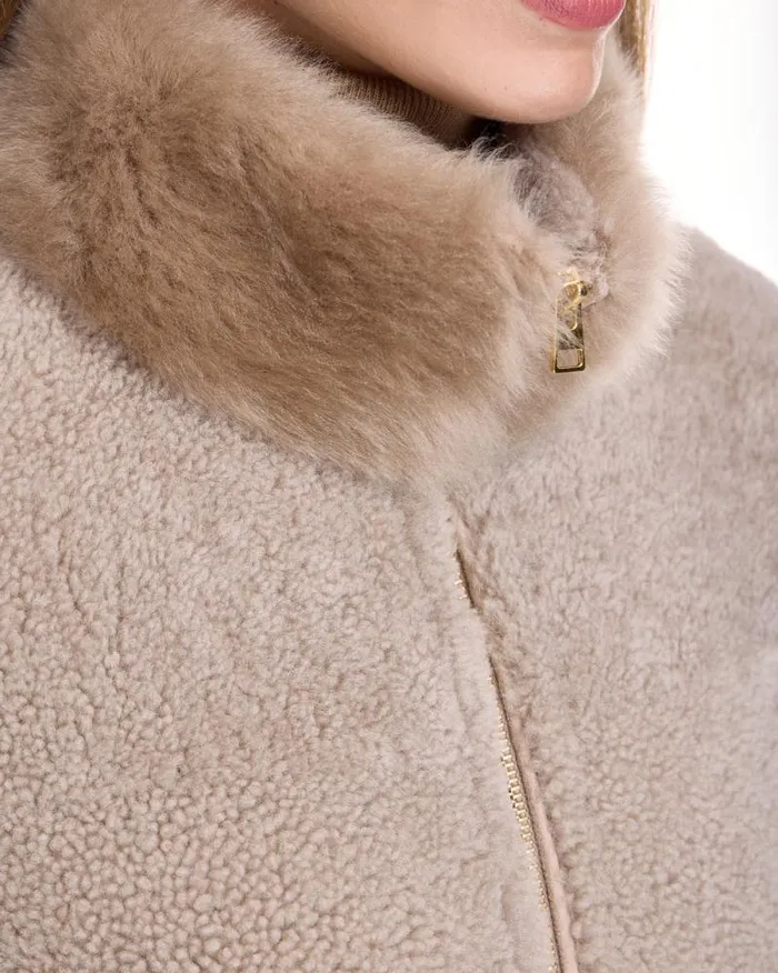 Jackets Women039s Maximilian Shearling Zipper Jacket