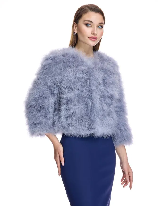 Jackets Women039s Maximilian Turkey Feather Bolero