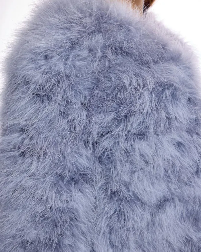 Jackets Women039s Maximilian Turkey Feather Bolero