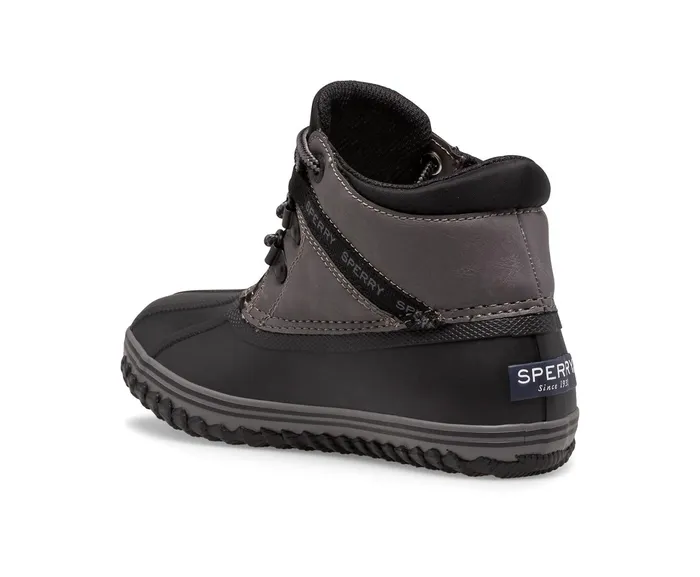 Kids Bowline Storm Boot BlackCharcoal Sperry Boots Kids Bowline Storm Boot BlackCharcoal Sperry Boots