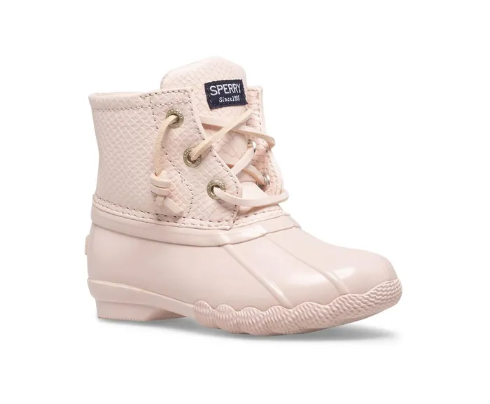 Kids Saltwater Duck Boot Blush Sperry Boots Kids Saltwater Duck Boot Blush Sperry Boots