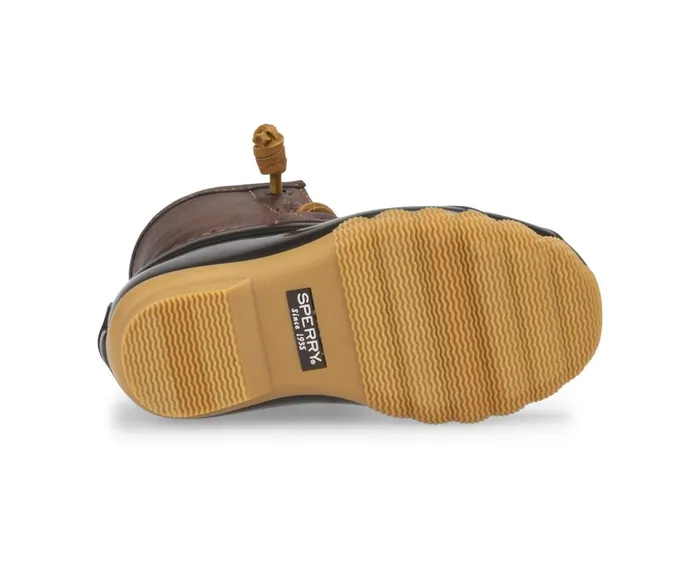 Kids Saltwater Duck Boot Brown Sperry Boots Kids Saltwater Duck Boot Brown Sperry Boots