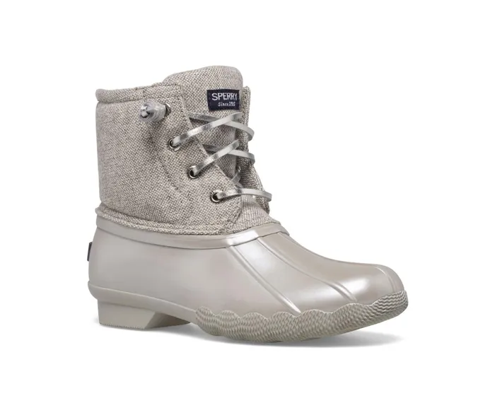 Kids Saltwater Duck Boot Grey Sperry Boots Kids Saltwater Duck Boot Grey Sperry Boots