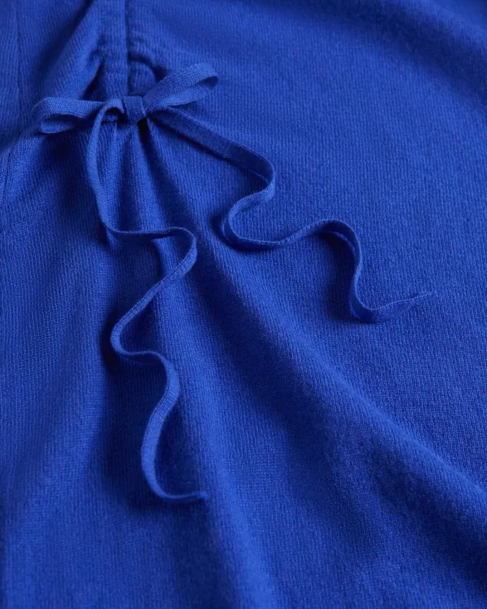 Knitted Dress With Ruched Side Detail Bright Blue Women Ted Baker Dresses Knitted Dress With Ruched Side Detail Bright Blue Women Ted Baker Dresses
