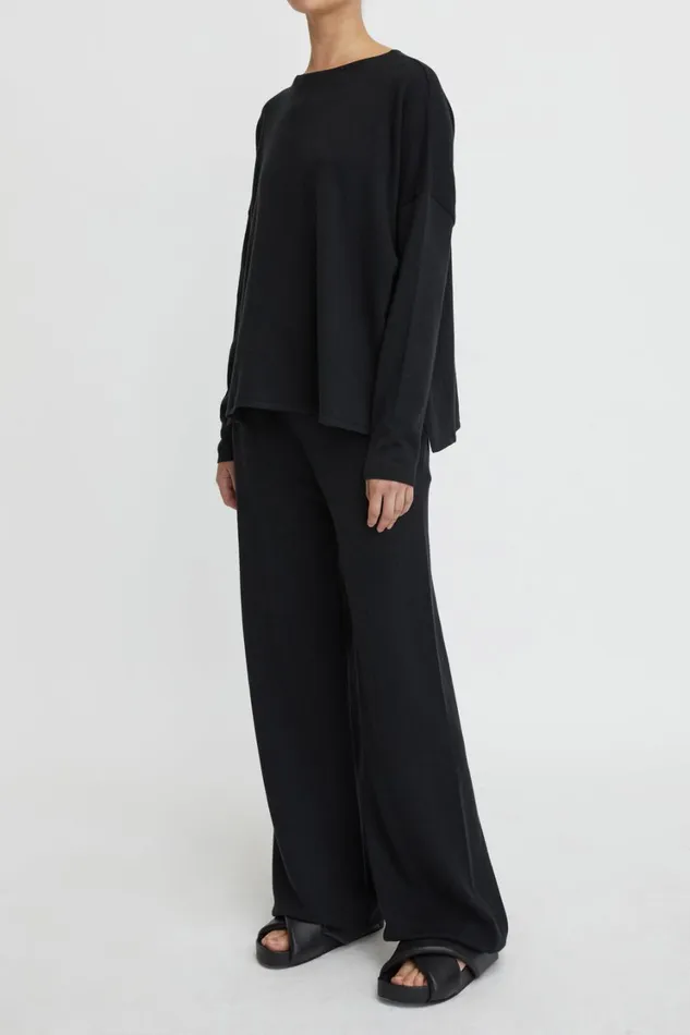 Knitwear And Sweaters Women Lee Mathews Cotton Cashmere Boxy Knit Knitwear And Sweaters Women Lee Mathews Cotton Cashmere Boxy Knit