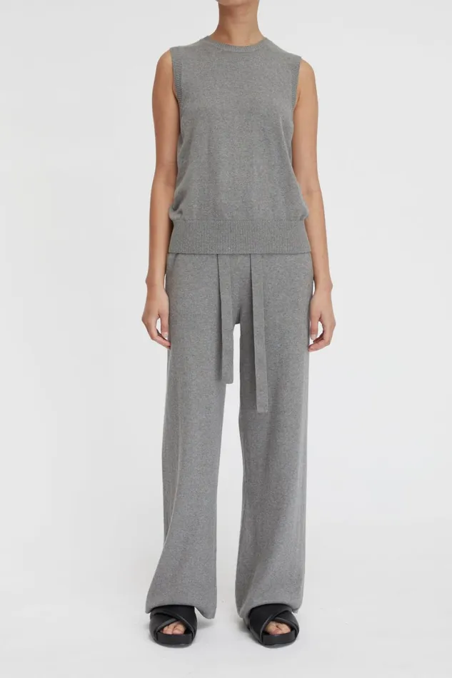 Knitwear And Sweaters Women Lee Mathews Cotton Cashmere Crew Neck Tank Knitwear And Sweaters Women Lee Mathews Cotton Cashmere Crew Neck Tank