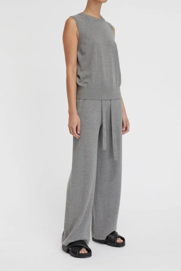 Knitwear And Sweaters Women Lee Mathews Cotton Cashmere Crew Neck Tank Knitwear And Sweaters Women Lee Mathews Cotton Cashmere Crew Neck Tank