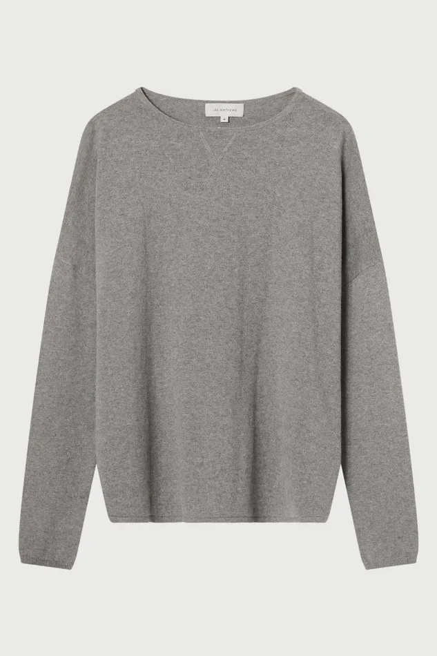 Knitwear And Sweaters Women Lee Mathews Cotton Cashmere LS Boxy Knit Knitwear And Sweaters Women Lee Mathews Cotton Cashmere LS Boxy Knit