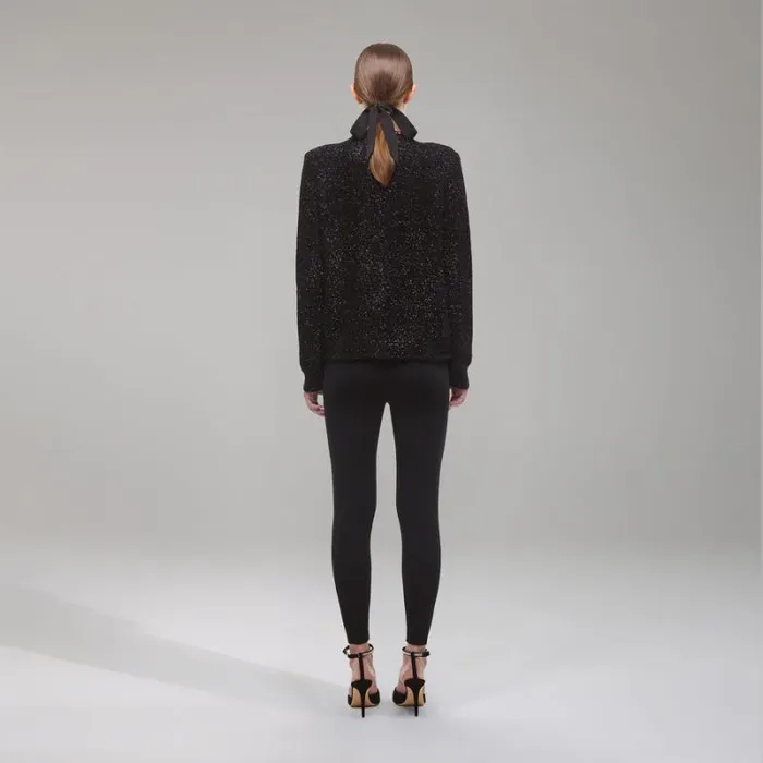 Knitwear Woman SelfPortrait Check Yarn Knit Cardigan Knitwear Woman SelfPortrait Check Yarn Knit Cardigan