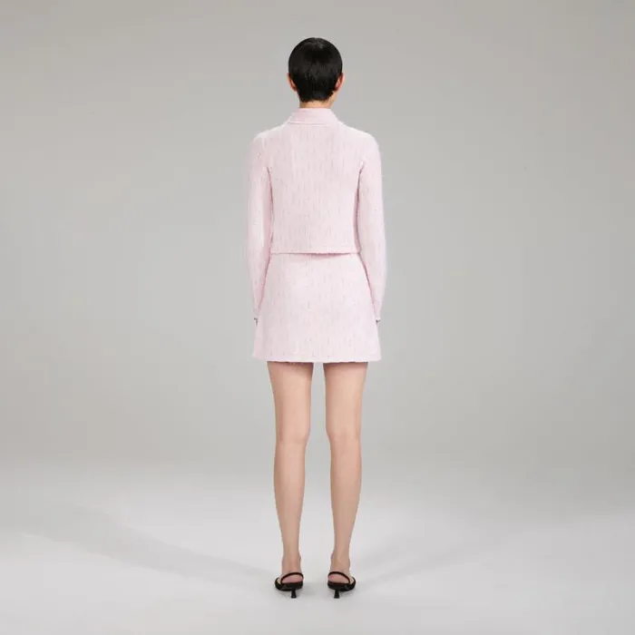 Knitwear Woman SelfPortrait Cream Sequin Knitted Mini Skirt Knitwear Woman SelfPortrait Cream Sequin Knitted Mini Skirt