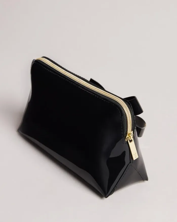Knot Bow Makeup Bag Black Women Ted Baker Wash and Makeup Bags Knot Bow Makeup Bag Black Women Ted Baker Wash and Makeup Bags