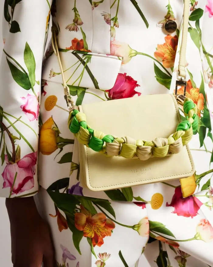 Knotted Handle Crossbody Bag Lime Women Ted Baker Bags