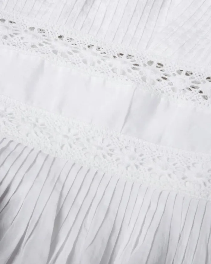 Lace Insert Peplum Top With Grosgrain Straps White Women Ted Baker Tops and TShirts Lace Insert Peplum Top With Grosgrain Straps White Women Ted Baker Tops and TShirts