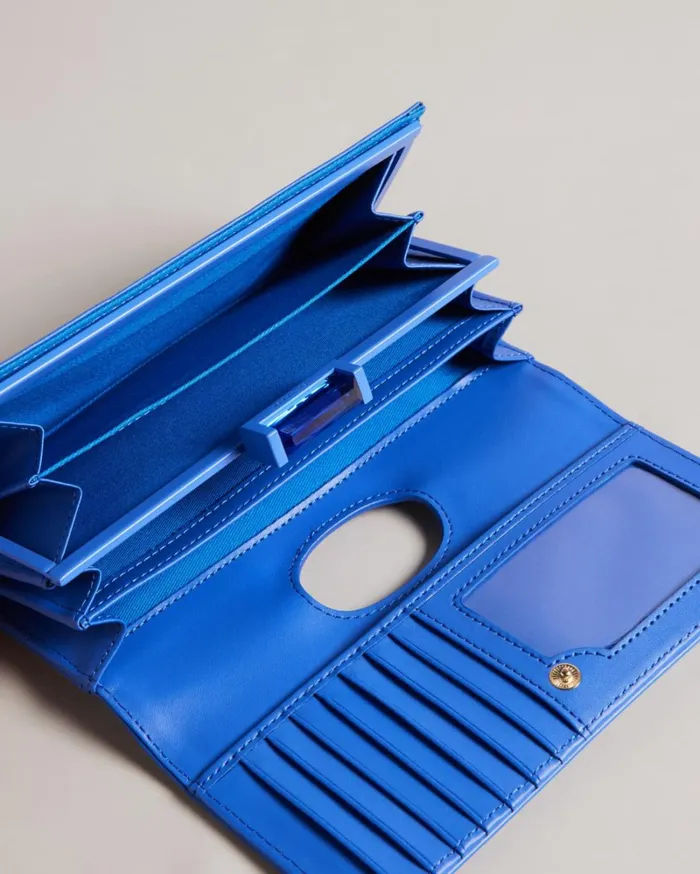 Large Crystal Bobble Purse Bright Blue Women Ted Baker Wallets and Card Holders