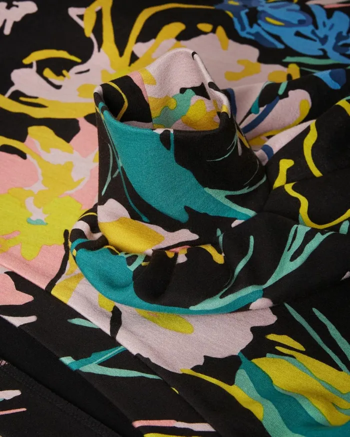 Large Sleeve Floral Jumper Black Women Ted Baker Tops and TShirts Large Sleeve Floral Jumper Black Women Ted Baker Tops and TShirts