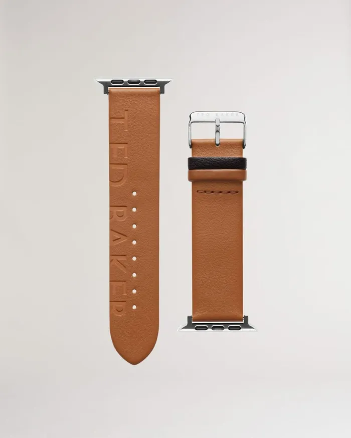 Leather Apple Watch Strap Tan Men Ted Baker Watches and Jewelry