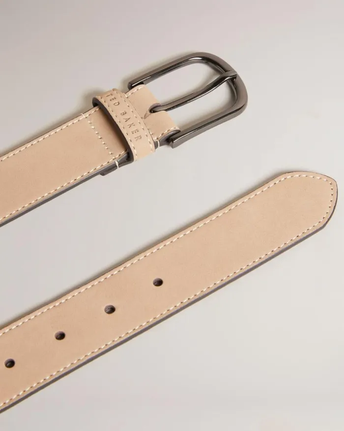 Leather Belt Brown Men Ted Baker Belts