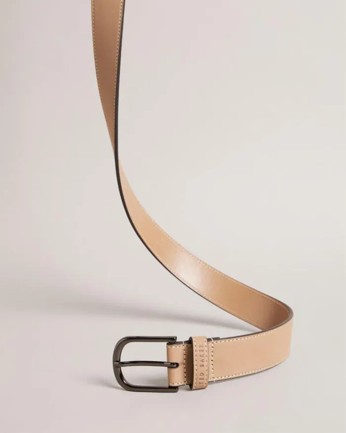 Leather Belt Brown Men Ted Baker Belts