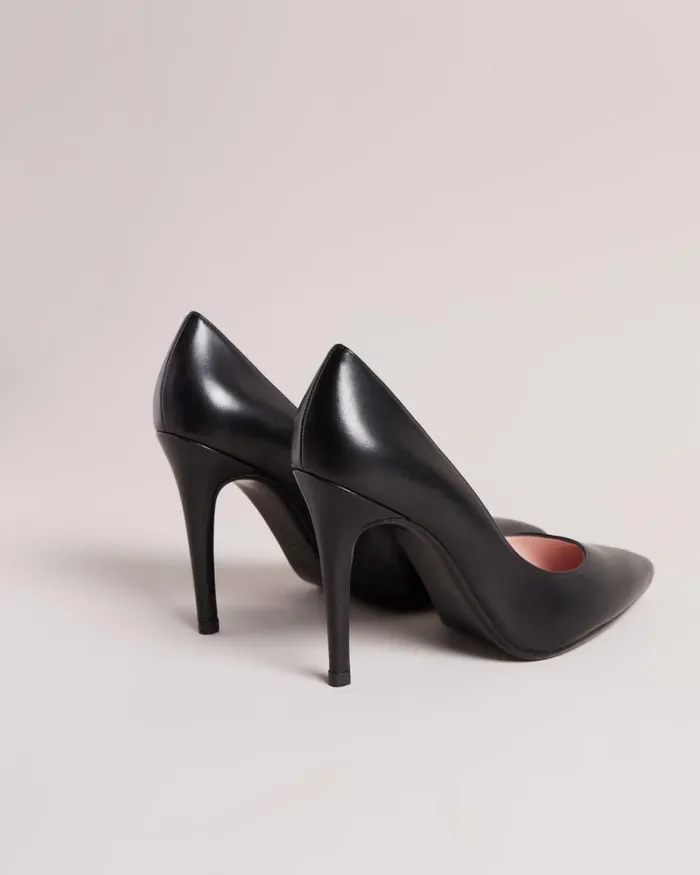 Leather Court Shoes Black Women Ted Baker Heels
